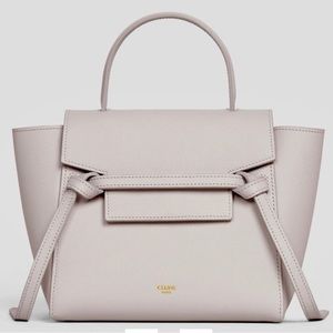 BRAND NEW NEVER OPENED Celine Pico Belt Bag in Grained Calfskin Chalk.